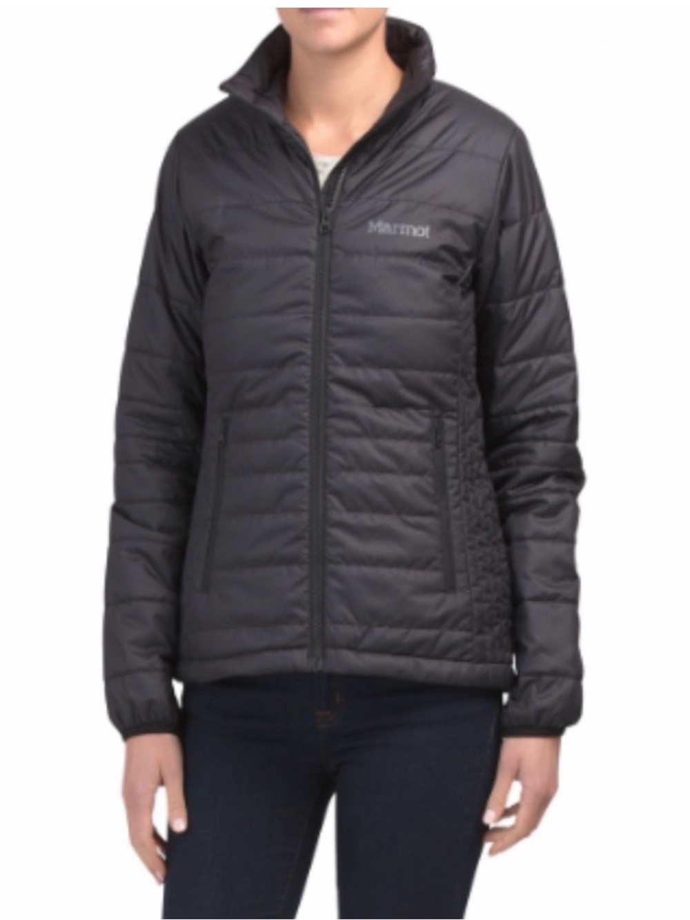 Marmot Women's Black Quilted Lightweight Puffer Jacket size Medium